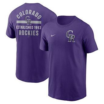 Men's Nike Purple Colorado Rockies 2-Hit T-Shirt