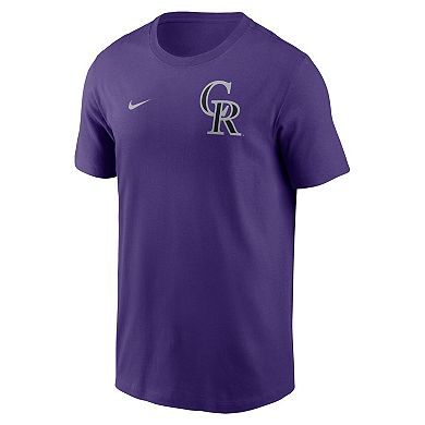 Men's Nike Purple Colorado Rockies 2-Hit T-Shirt