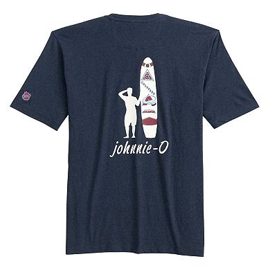 Men's johnnie-O Dark Grey Colorado Avalanche Heathered Spencer T-Shirt