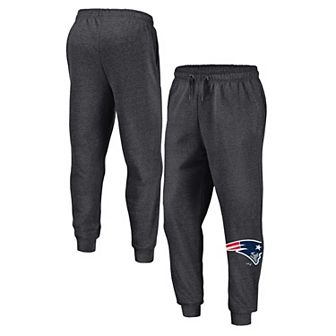 Men's Fanatics Heather Charcoal New England Patriots Boost Fleece Joggers