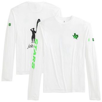 Men's johnnie-O White Dallas Stars Adam Long Sleeve T-Shirt