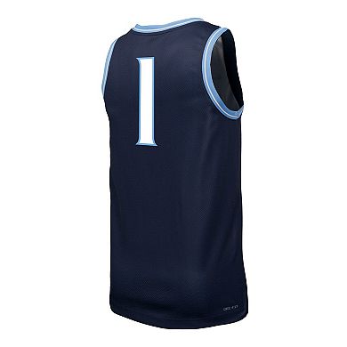 Men's Nike Navy Villanova Wildcats #1 Replica Basketball Jersey