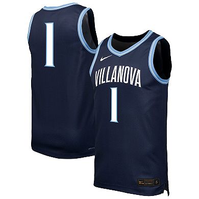 Men's Nike Navy Villanova Wildcats #1 Replica Basketball Jersey