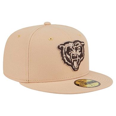 Men's New Era Tan Chicago Bears Candied Pecan 59FIFTY Fitted Hat