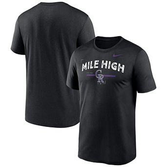 Men's Nike Black Colorado Rockies Local Legend Practice Performance T-Shirt