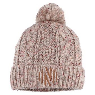 Women's New Era Tan Nashville SC Cuffed Knit Hat with Pom