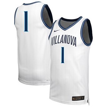 Men's Nike White Villanova Wildcats #1 Retro Replica Basketball Jersey