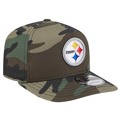 Men's New Era Camo Pittsburgh Steelers Woodsy 9FIFTY Snapback Hat