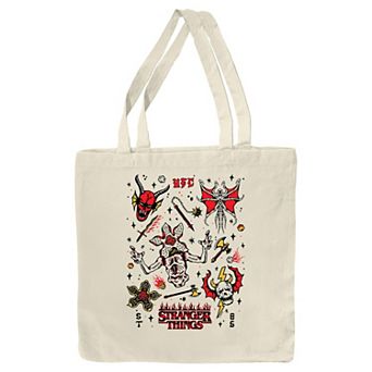 Netflix Stranger Things Demogorgon Doodles Tote Bag