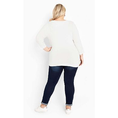Avenue Women's Plus Size Love Heart Top