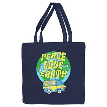 Scooby-Doo Peace Love Earth Tote Bag