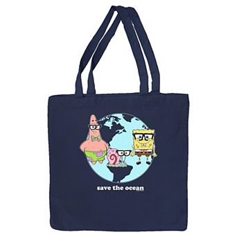 Spongebob Squarepants Save the Ocean Tote Bag