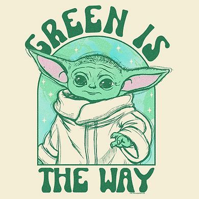 The Mandalorian Grogu Green Is the Way Tote Bag