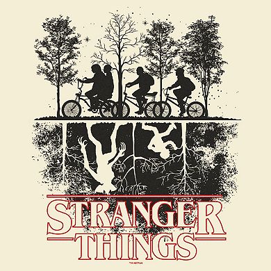 Netflix Stranger Things The Upside Down Sketch Tote Bag