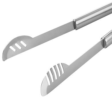 Baldwin 3 Piece Stainless Steel Barbecue Tool Set in Silver