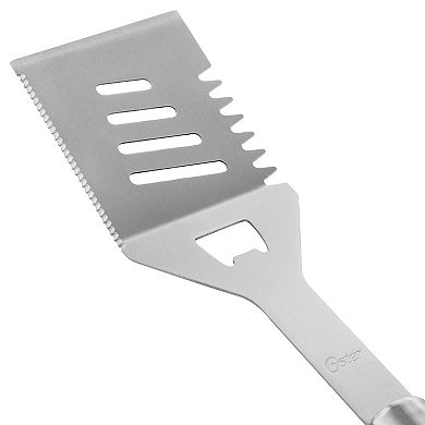 Baldwin 3 Piece Stainless Steel Barbecue Tool Set in Silver