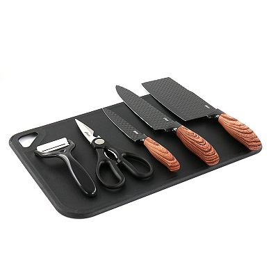 Gunderson 6 Piece Black Stainless Steel Cutlery Set