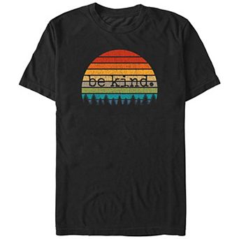 Big & Tall Be Kind Sunset Scene Graphic Tee