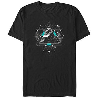 Big & Tall Geometric Space Graphic Tee