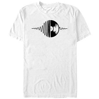 Big & Tall Music Record Waves Graphic Tee