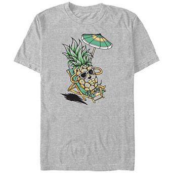 Big & Tall Pineapple Chilling Attitude Graphic Tee
