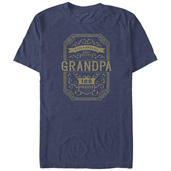 Big & Tall Extra Special High Grade Grandpa 100 Proof Graphic Tee