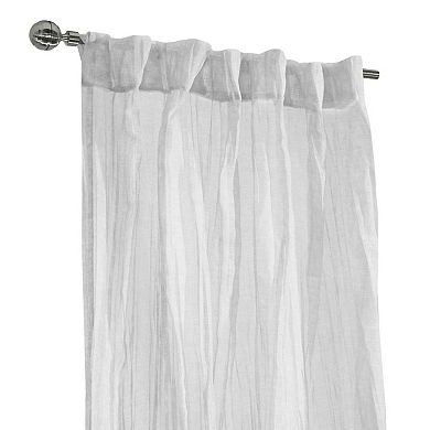 Sheer Dual Header Stylish And High-quality Premium Curtain Panel