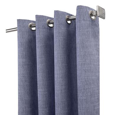 Maya Blackout Grommet Privacy And Sound Dampening Curtain Panel For Bedroom Livingroom