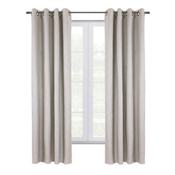 Shadow Window Treatment Blackout Grommet Curtain Panel For Bedroom Livingroom