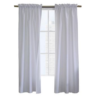 Commonwealth Prescott Pole Top Dressing Window Curtain Panel Pair