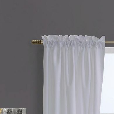 Commonwealth Prescott Pole Top Dressing Window Curtain Panel Pair