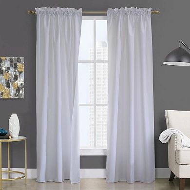 Commonwealth Prescott Pole Top Dressing Window Curtain Panel Pair