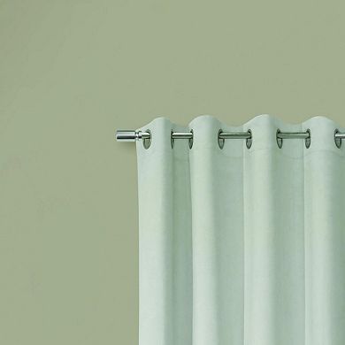 Navar Blackout Window Treatment Grommet Curtain Panel For Bedroom Livingroom
