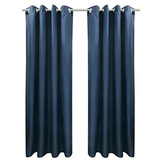 Light Filtering Enhance Living Space With Satiny Look Grommet Outdoor Panel Pair