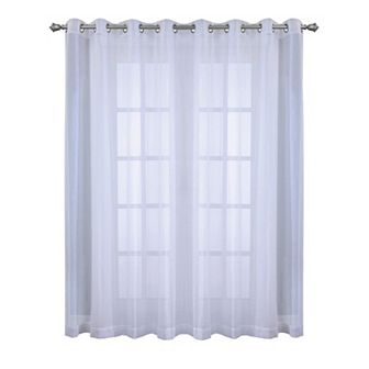 Cote D'azure Sheer Grommet Exclusive Curtain Panel For Living Room
