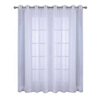 Cote D'azure Sheer Grommet Exclusive Curtain Panel For Living Room