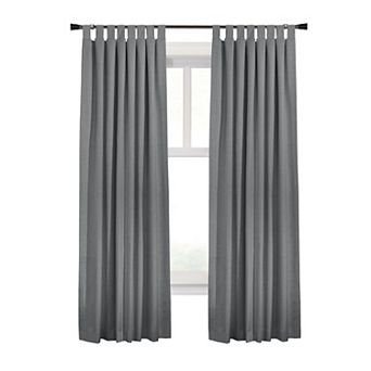 Ventura Tab Top Curtain Panel Pair Window Dressing each