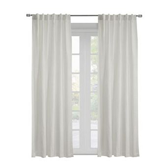 Commonwealth Danbury Dual Header Curtain Panel - 52x84", Off-white