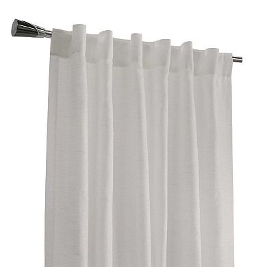 Commonwealth Danbury Dual Header Curtain Panel - 52x84", Off-white
