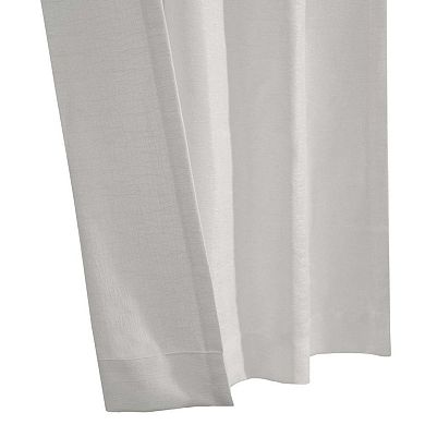 Commonwealth Danbury Dual Header Curtain Panel - 52x84", Off-white