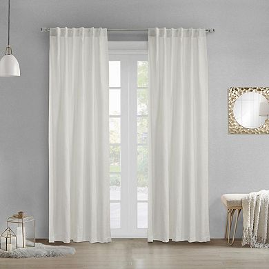 Commonwealth Danbury Dual Header Curtain Panel - 52x84", Off-white