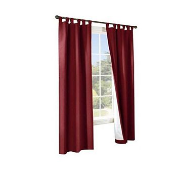 Commonwealth Thermalogic Weather Cotton Fabric Tab Panels Pair - 160x84" - Natural