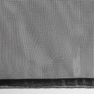 No Seem Curtain Grommet Curtain Panel 8 Matt Silver Grommets