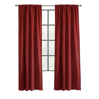 Room Darkening Provides Daytime And Nighttime Privacy Soft Curtain Panel Pair