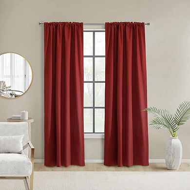 Room Darkening Provides Daytime And Nighttime Privacy Soft Curtain Panel Pair