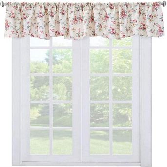 Thermalogic Cabbage Rose Floral Rod Pocket Curtain By Commonwealth