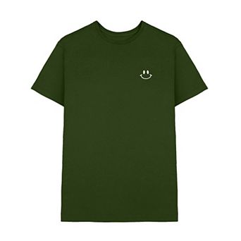 Dalix Smile Face T Shirt Mens
