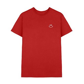 Dalix Smile Face T Shirt Mens