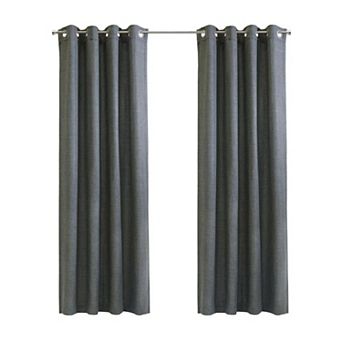 Sanders Light Filtering Window Treatment Grommet Curtain Panel For Bedroom Livingroom