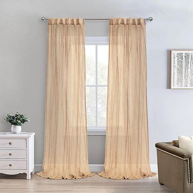 Sheer Dual Header Stylish And Functional Premium Curtain Panel
